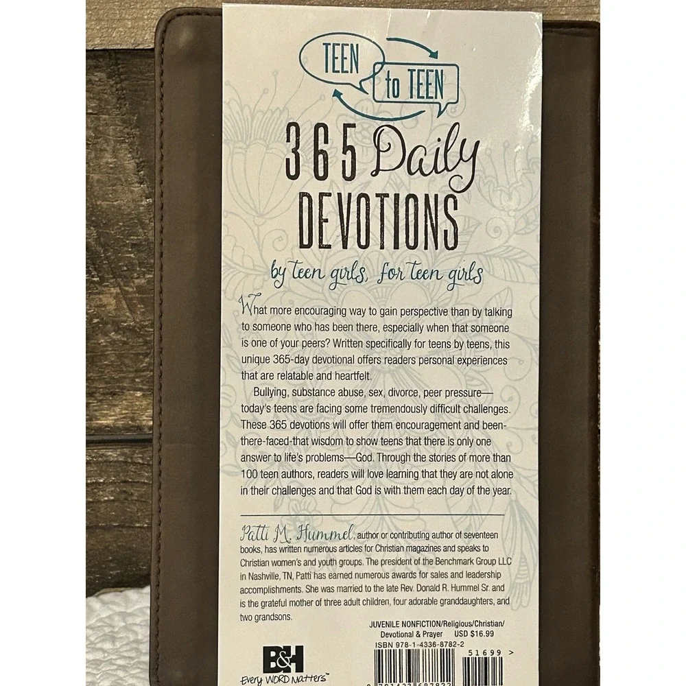 Teen to Teen : 365 Daily Devotions by Teen Girls for Teen Girls NEW